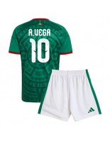 Mexiko Alexis Vega #10 Domácí dres pro děti MS 2026 Krátký Rukáv (+ trenýrky)